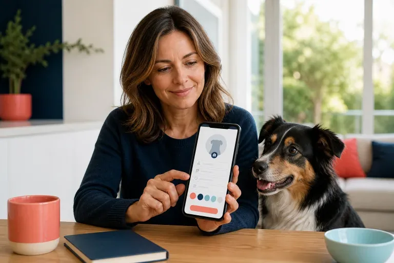Add your pet. Name, species and the details that matter.