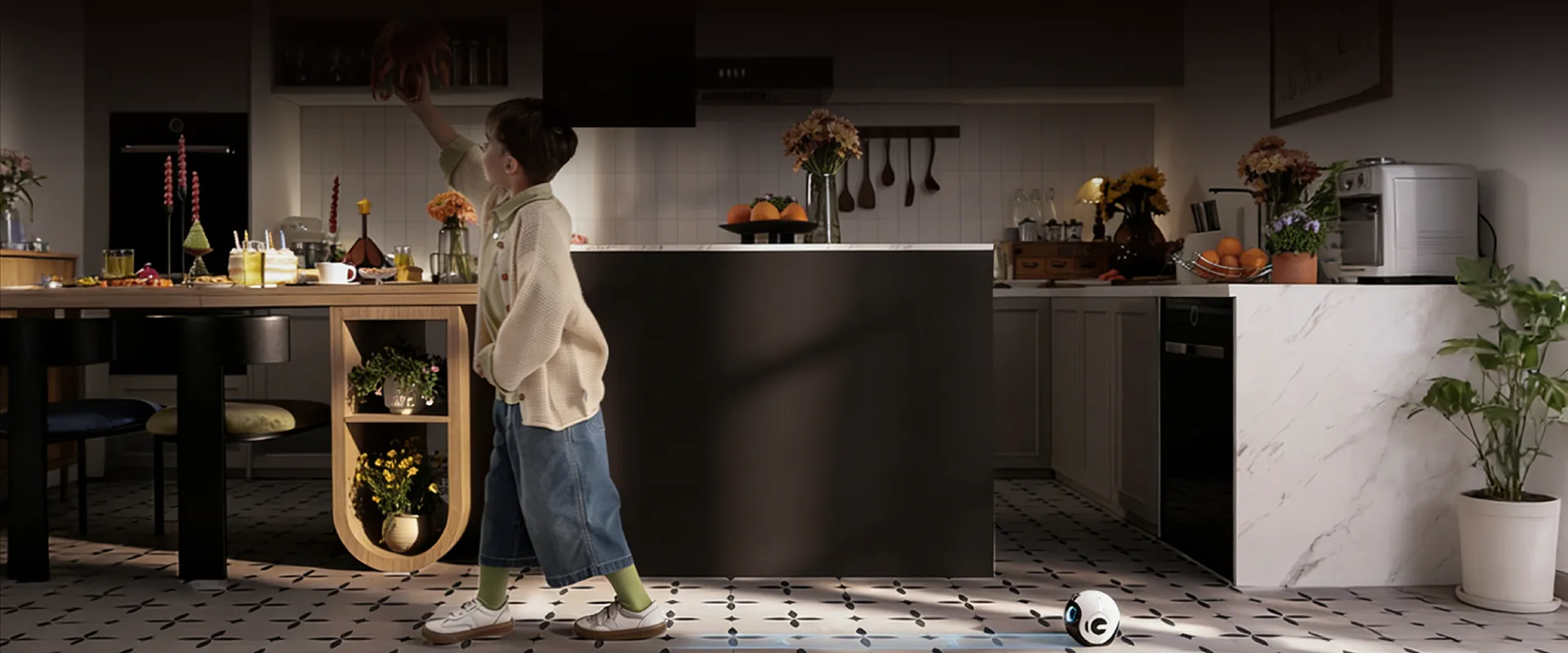 Une camera 4K qui suit l'action