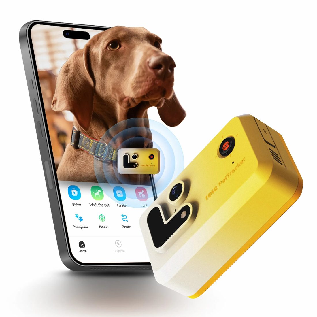 ROLA PetTracker, traceur GPS avec camera